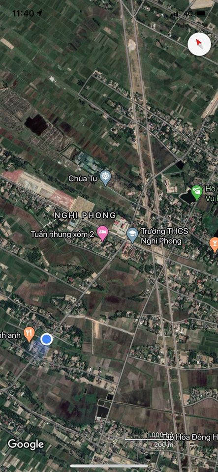 Thanh khoản lô đất đẹp Nghi Phong, đường liên xã rộng rãi