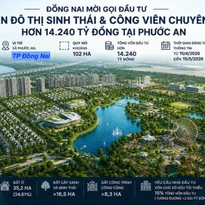 Đồng Nai tìm nhà đầu tư cho Khu phức hợp tổng hơn 14.200 tỷ đồng