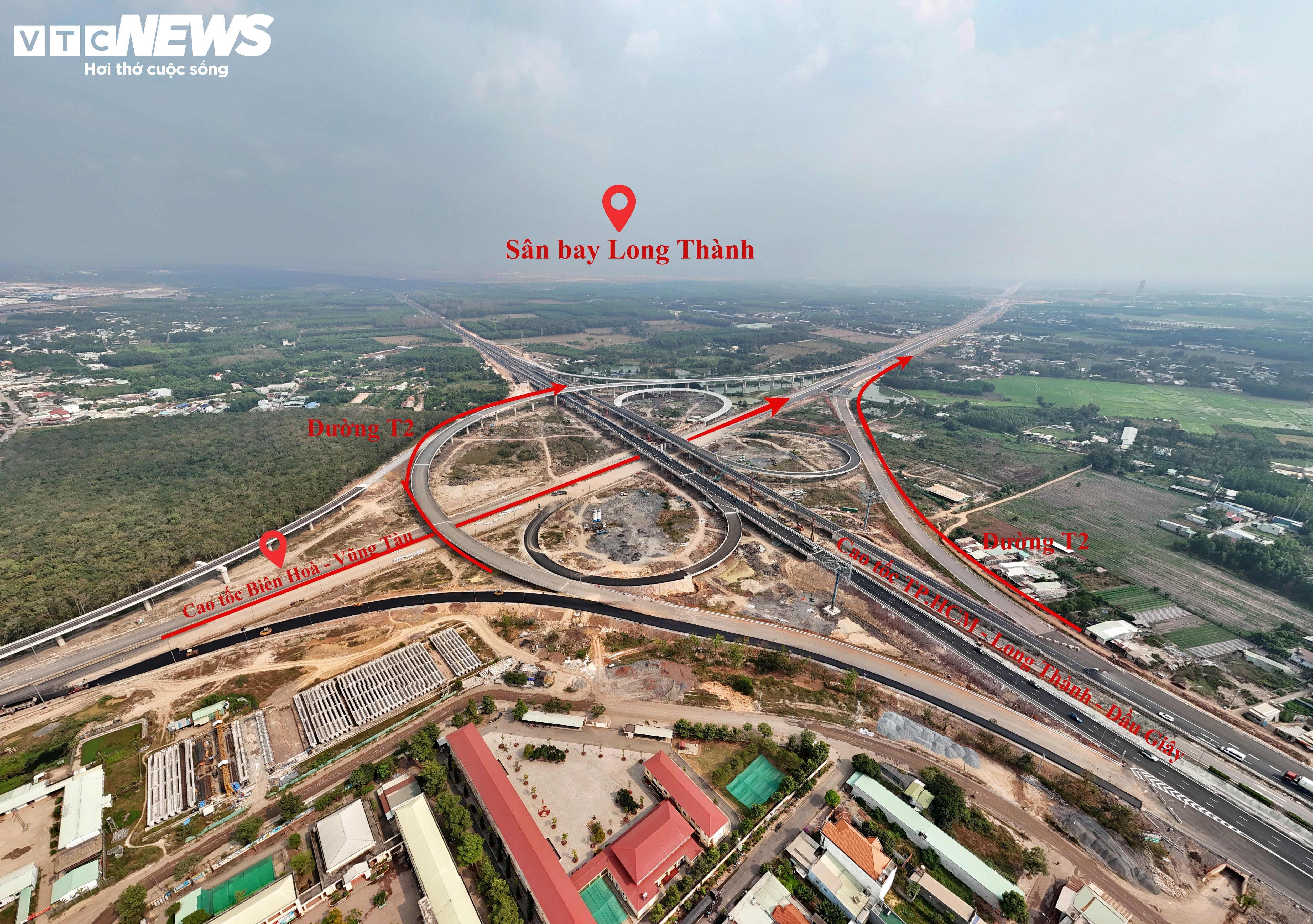 Toàn cảnh 38 km cao tốc Biên Hòa - Vũng Tàu trước ngày thông xe