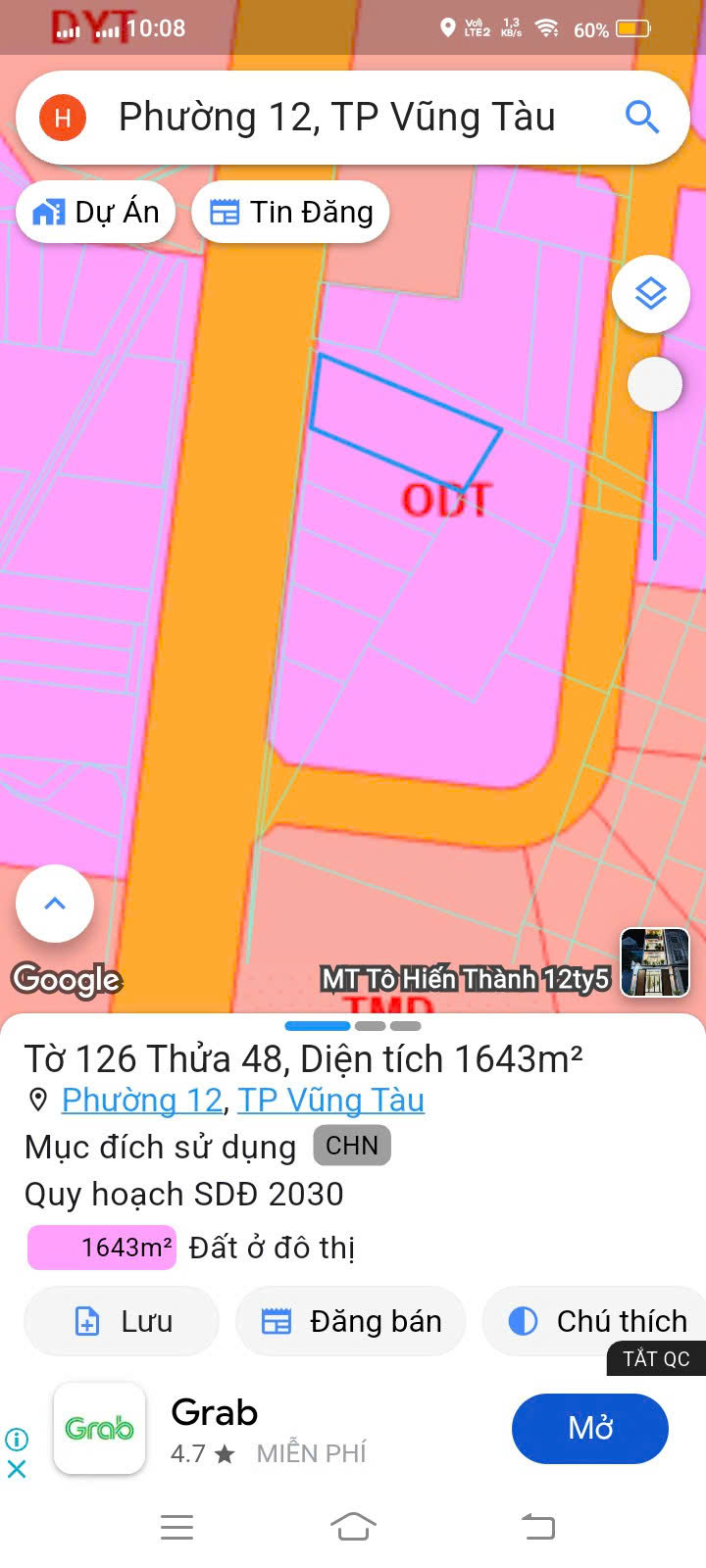 Bán đất mặt tiền 30/4 Vũng Tàu