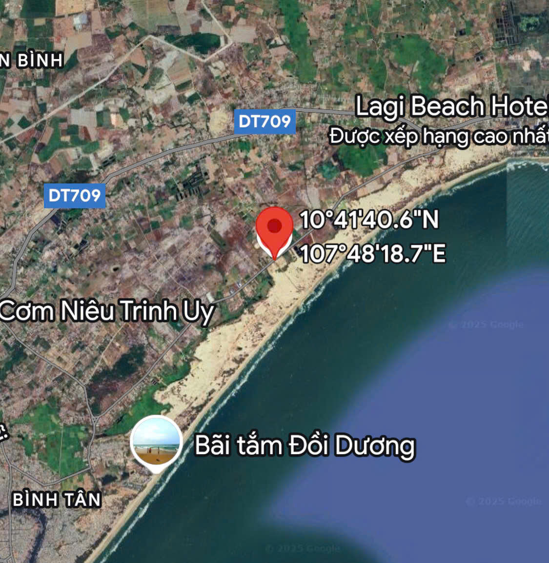 Bán lô đất 2 mặt đường , Tân Bình, La gi, Bình Thuận