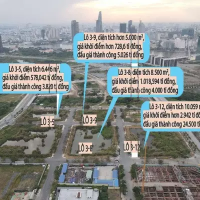 TP.HCM đấu giá 2,74 triệu m2 đất