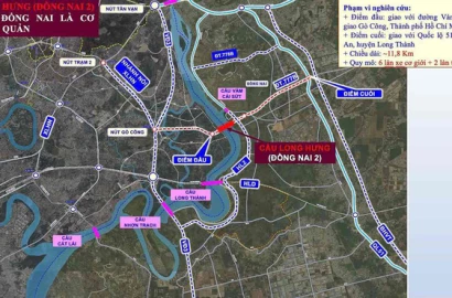 Chấp thuận nhà đầu tư đề xuất dự án cầu Đồng Nai 2 nối TPHCM