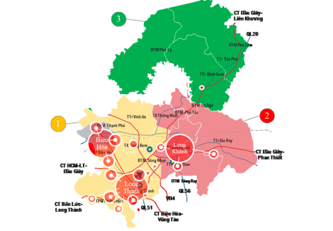 4 vùng kinh tế trọng điểm của Đồng Nai đến 2030 nằm ở đâu?- Ảnh 1.