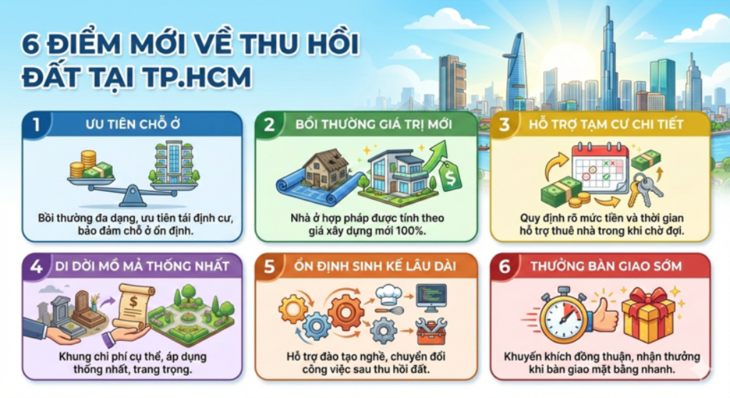 6 điểm mới về thu hồi đất tại TP.HCM người dân cần biết- Ảnh 1.