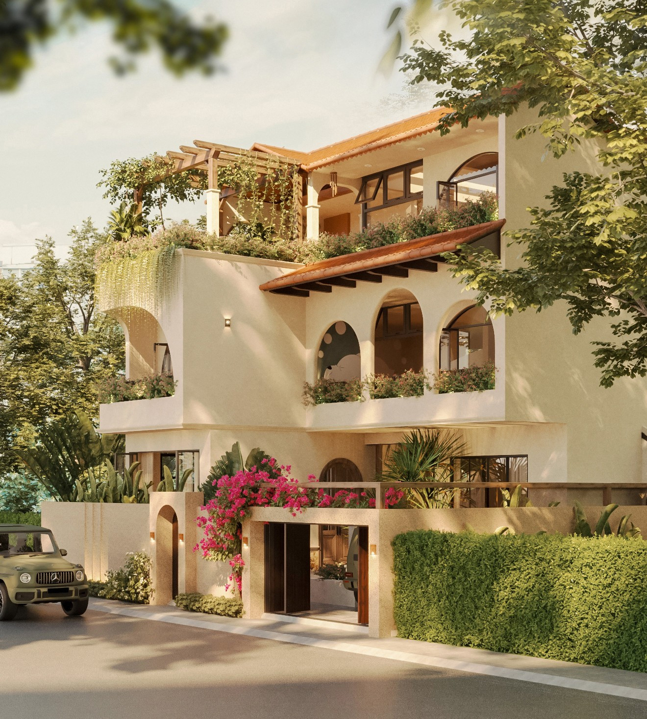 Nhà 450m2 có khu vực thiền cho gia chủ