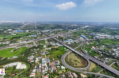 Siêu nút giao nối 3 cao tốc 115.000 tỷ đồng qua TP.HCM sắp thông xe