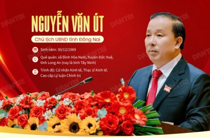 Tân Phó Bí thư Tỉnh ủy, Chủ tịch UBND tỉnh Đồng Nai Nguyễn Văn Út
