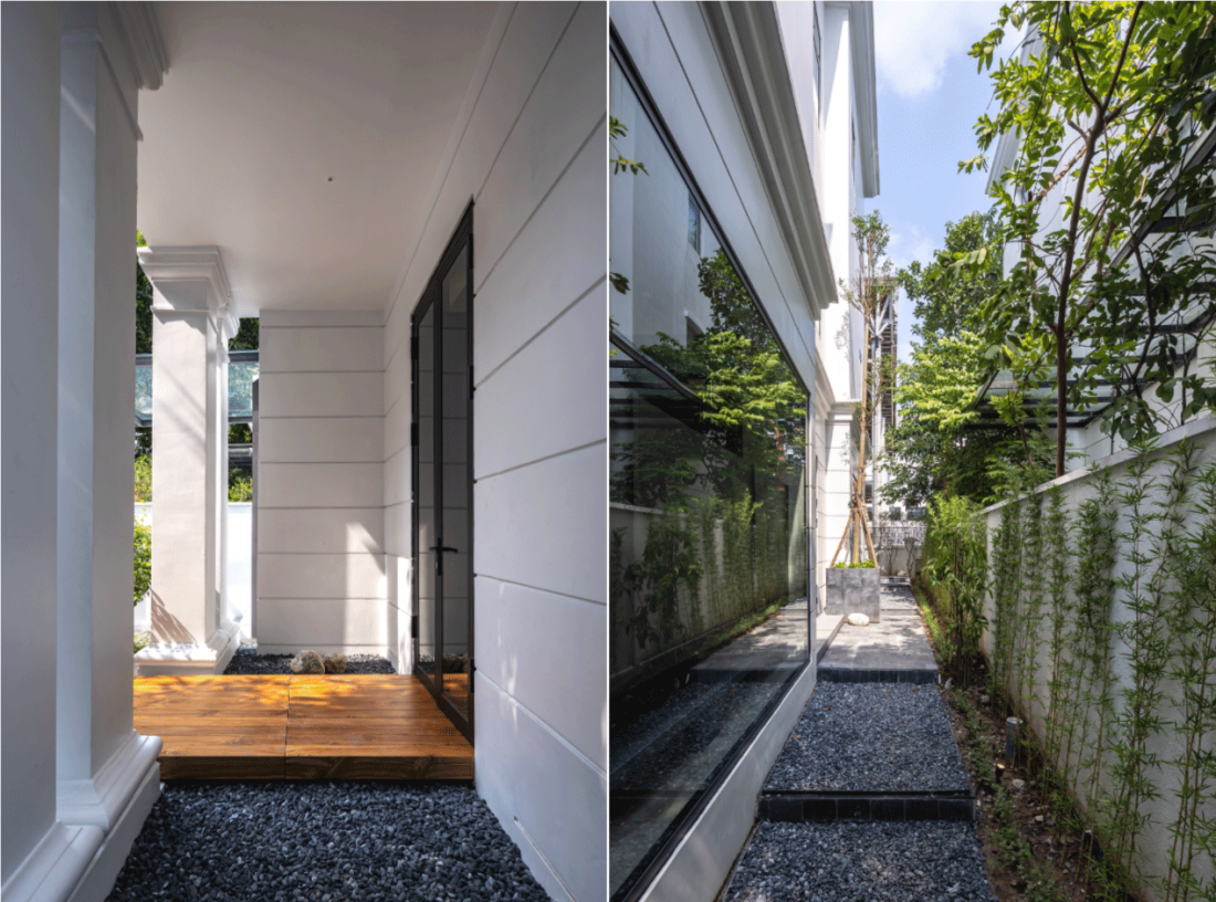 Nhà Hà Nội với sàn lệch cao độ phá vỡ sự đồng nhất, không thay đổi ngoại thất