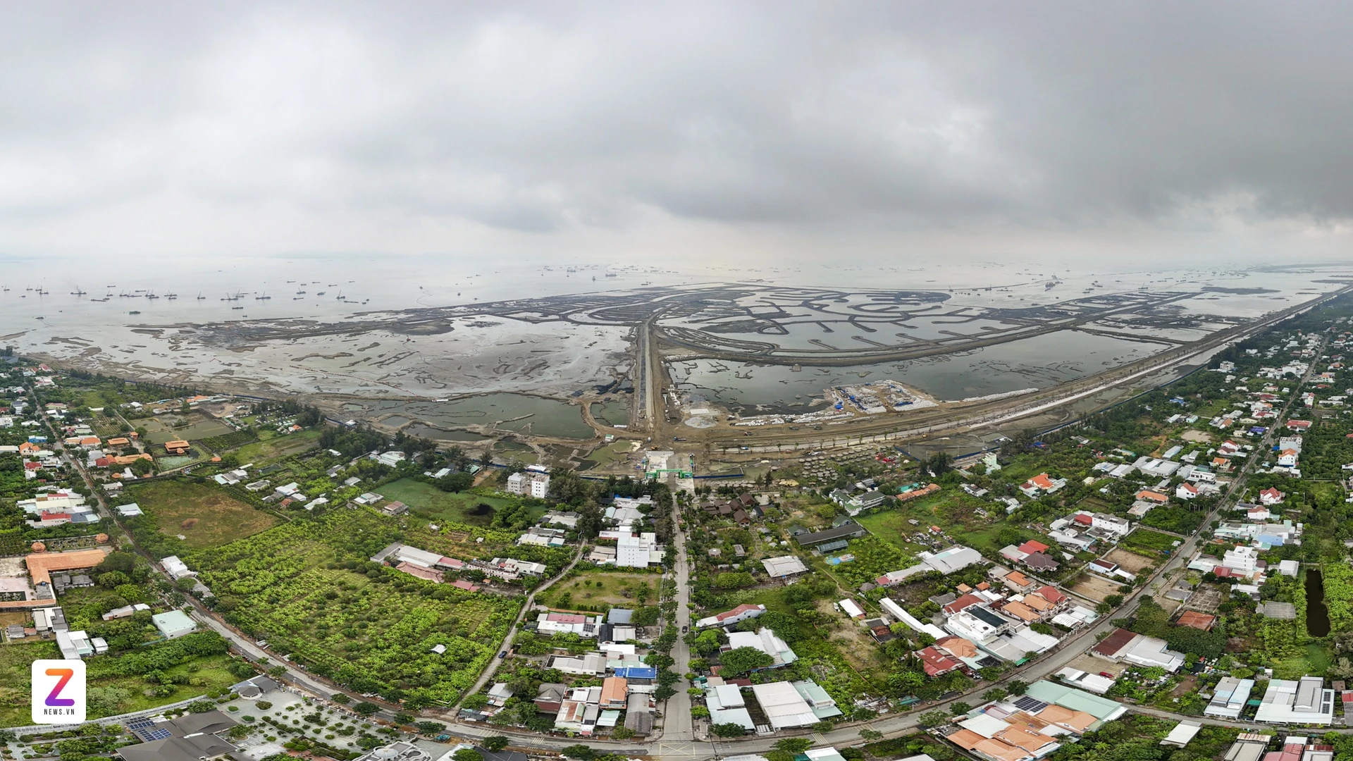 Hình hài khu đô thị lấn biển Cần Giờ sau hơn nửa năm khởi công